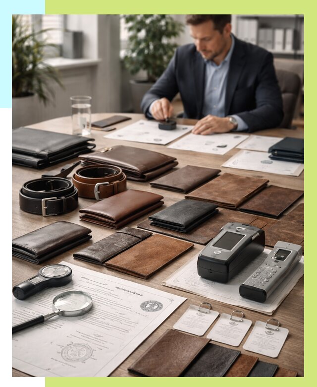 Сертификация кожаных изделий в Пушкине от 12980 р. | Алешин-Пшн