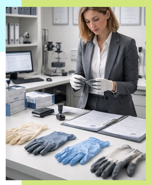 Сертификация перчаток в Пушкине от 9194 р. | Алешин-Пшн