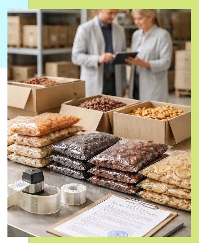 Сертификация сухофруктов в Пушкине от 12980 р. | Алешин-Пшн под ключ