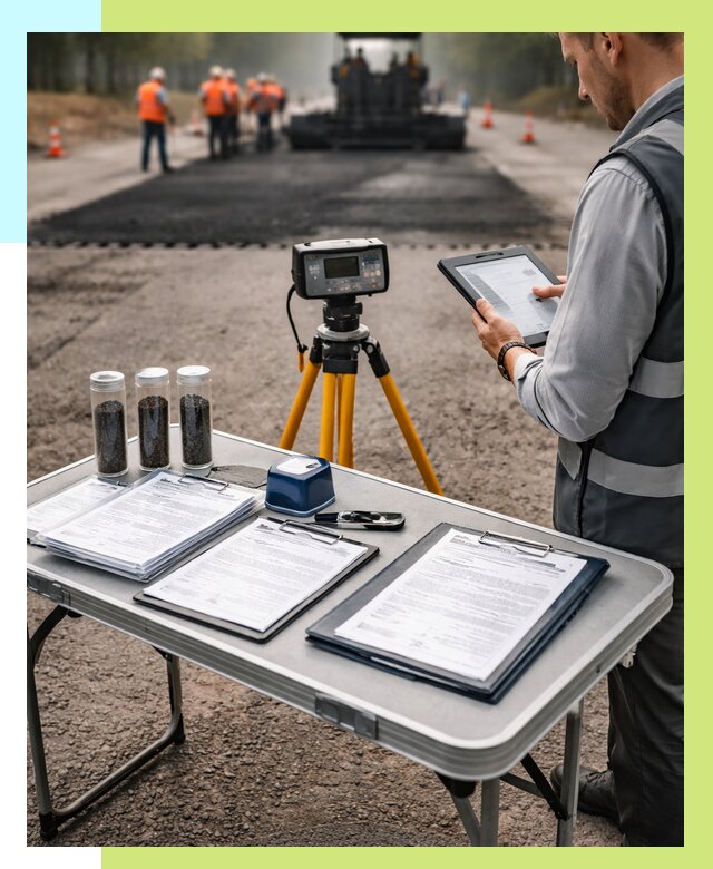 Сертификация асфальта в Пушкине от 27043 р. | Алешин-Пшн