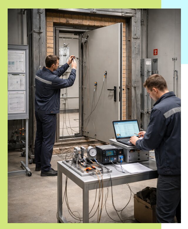 Сертификация противопожарных дверей в Пушкине по ГОСТ и ТР