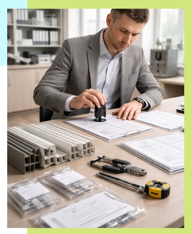 Сертификация ПВХ продукции в Пушкине от 9194 р., Алешин-Пшн