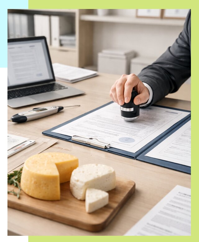 Сертификация сыров в Пушкине от 16226 р | Сертификат на сыр Алешин-Пшн