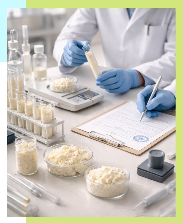 Сертификация творога в Пушкине от 12980 р. под ключ | Алешин-Пшн