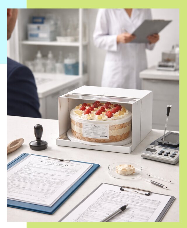 Сертификация тортов в Пушкине от 9735 р. заказать | Алешин-Пшн