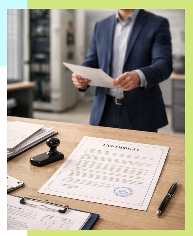 Сертификат на оборудование в Пушкине от 16226 р. | Алешин-Пшн