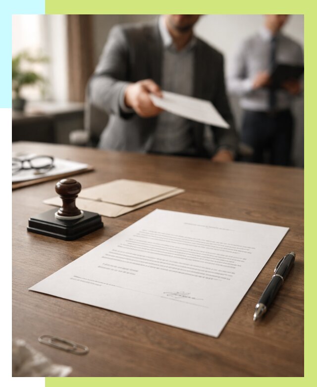 Отказное письмо по сертификации в Пушкине от 3786 р. | Алешин-Пшн