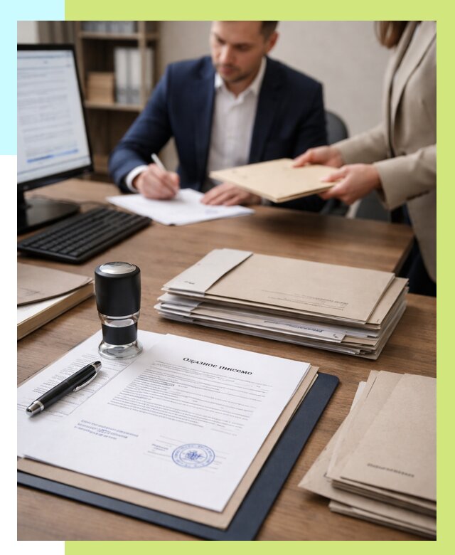 Отказное письмо для таможни в Пушкине от 3245 р, Алешин-Пшн