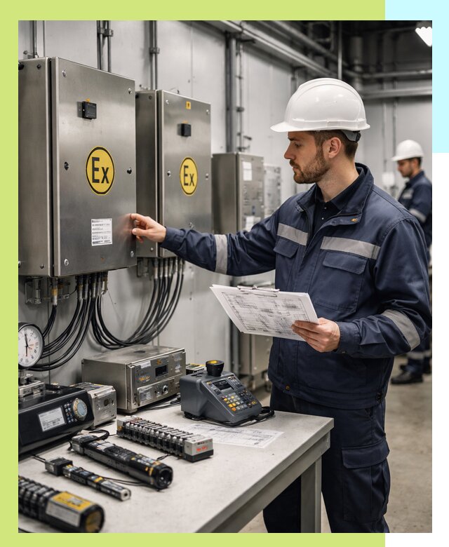 Сертификат взрывозащиты промышленного оборудования в Пушкине