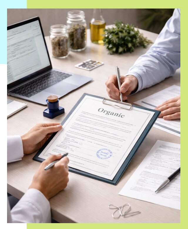 Оформление сертификат органик в Пушкине от 32451 р. | Алешин-Пшн