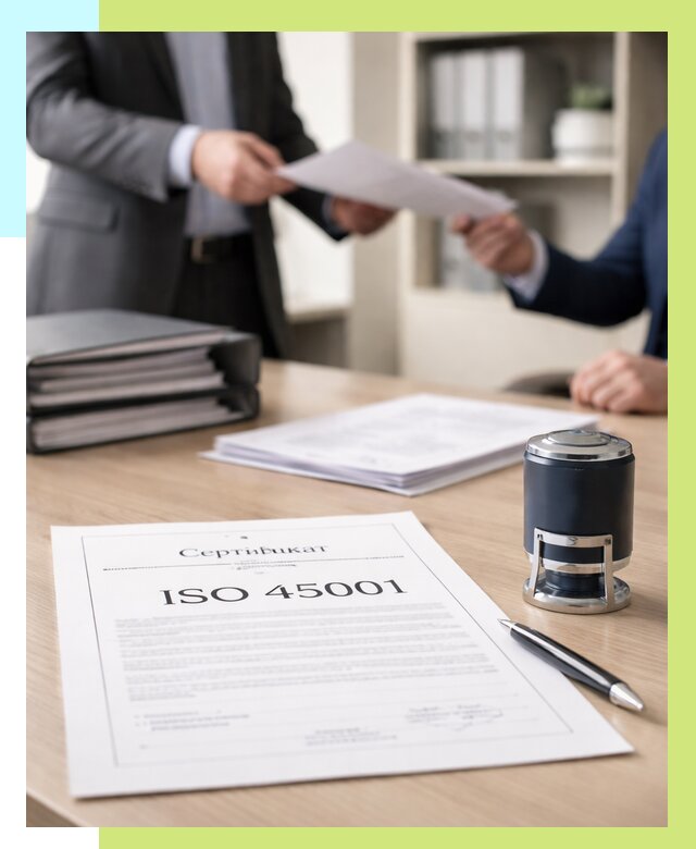Сертификат ISO 45001 в Пушкине под ключ от 48677 р. | Алешин-Пшн