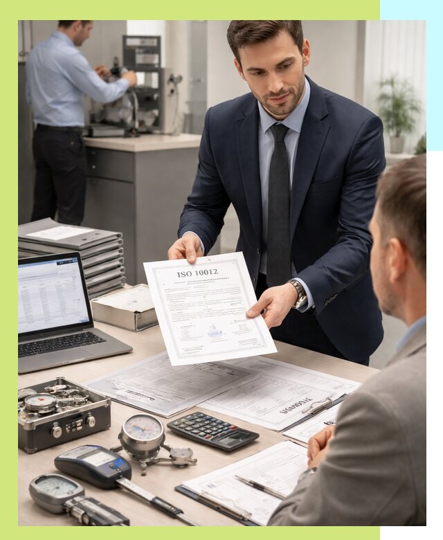 Выдача сертификата ISO 10012 по требованиям метрологии в Пушкине